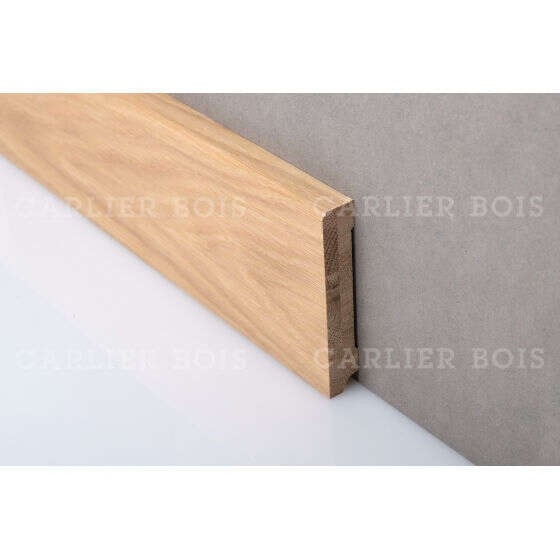 Image du produit Plinthe Bois Massif - Ch&ecirc;ne Plaqu&eacute; - 15 x 90 x 3050 mm - LG 3.05