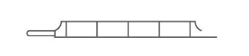 Image du produit Lambris PVC - Planchette en PVC - (P 317) - Blanc - 100 x 10 x 6000 mm
