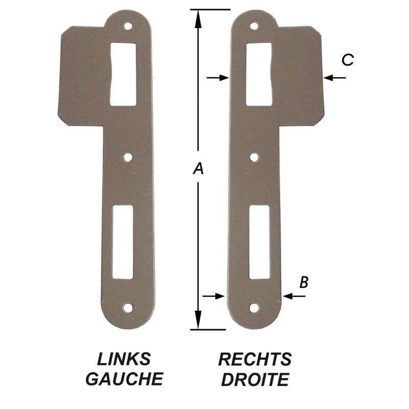 Image du produit G&acirc;che pour Serrure LITTO 1353-110 mm