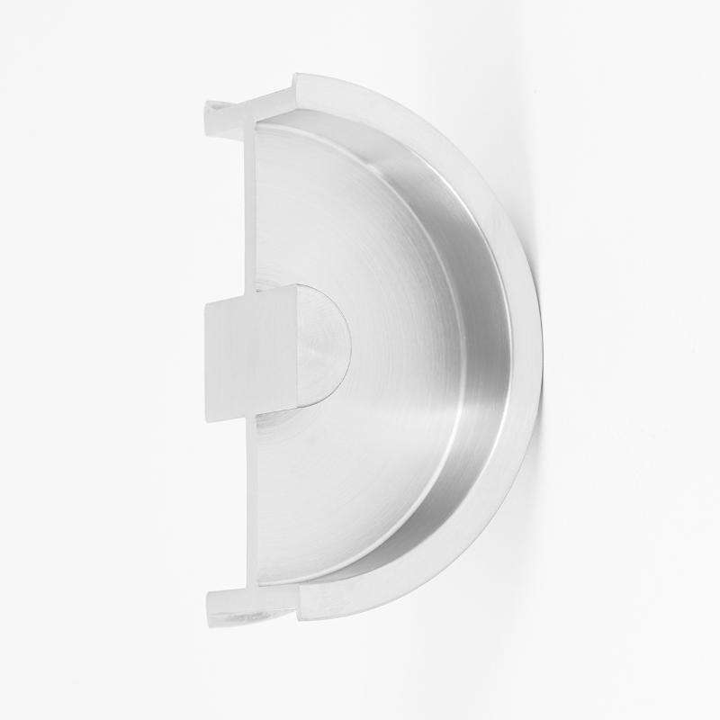 Image du produit Finterio - Cuvette &agrave; Encastrer - Demi-lune - Inox - 40 mm