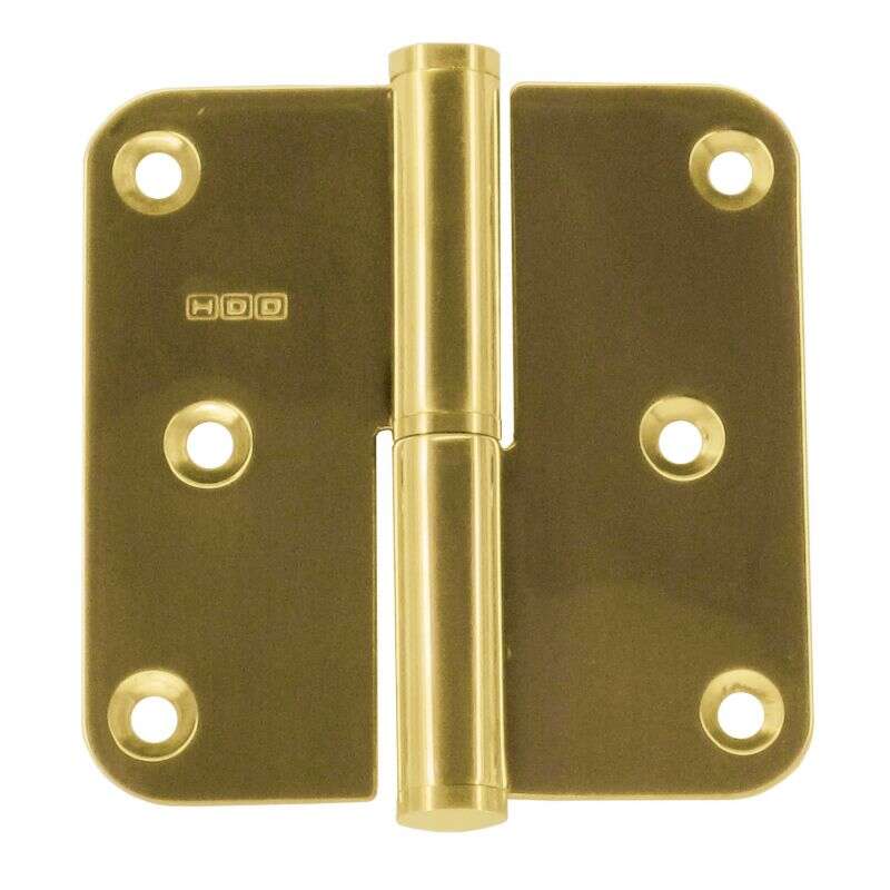 Image du produit HDD - Paumelle - 80 x 80 x 2,5 mm - Laiton Titane (Gauche)