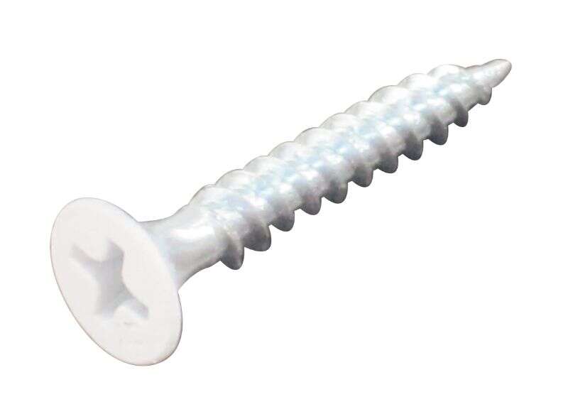 Image du produit HDD - Vis pour 3 Paumelles/Porte - 24 mm - Blanc (18 pi&egrave;ces)