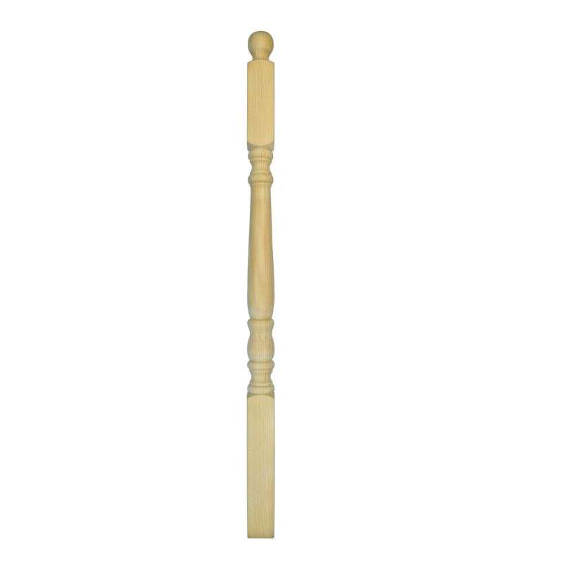 Image du produit Poteau Tourn&eacute; - PT3 SOGEM - Sapin - 70 x 70 mm - Haut: 130 cm
