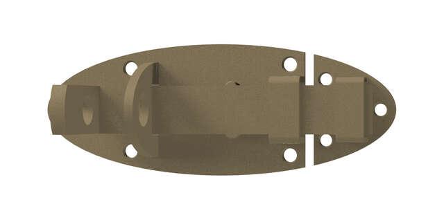 Image du produit DURAVIS&reg; - Verrou Porte Cadenas - Beige - 90 x 44 mm