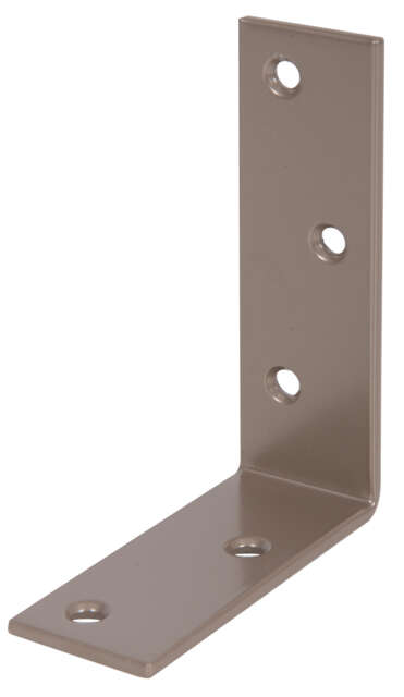 Image du produit Equerre &agrave; b&eacute;ton / de poutre - Multi trous - Beige - 75 x 100 x 30 mm