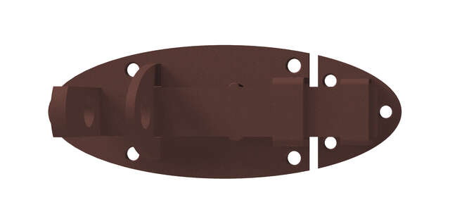 Image du produit DURAVIS&reg; - Verrou Porte Cadenas - Brun Rouille - 90 x 44 mm