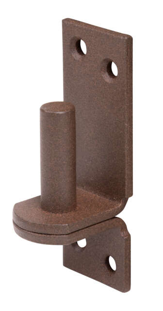 Image du produit DURAVIS&reg; - Gond 13 mm sur platine - Brun Rouille - 100 x 35 mm