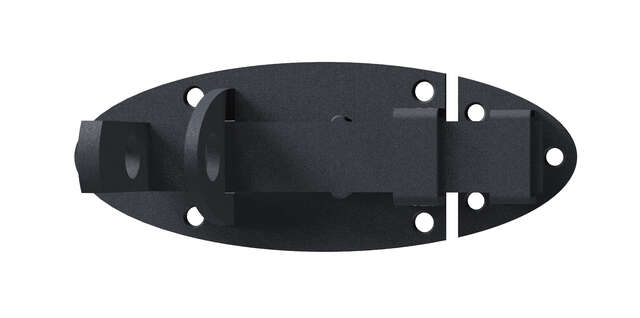 Image du produit DURAVIS&reg; - Verrou Porte Cadenas - Noir Diamant - 90 x 44 mm