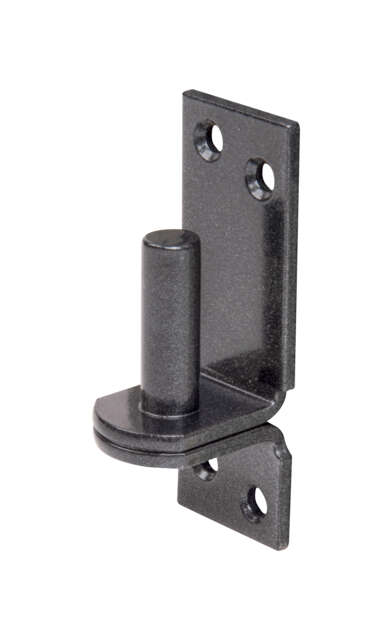 Image du produit DURAVIS&reg; - Gond 13 mm sur platine - Noir Diamant - 100 x 35 mm