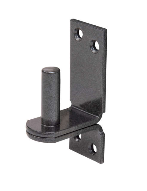 Image du produit DURAVIS&reg; - Gond 13 mm sur platine - Noir Diamant - 115 x 40 mm
