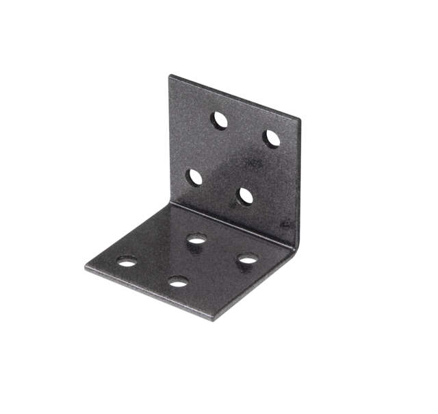 Image du produit Equerre d'assemblage - Multi trous - Noir Diamant - 40 x 40 x 40 mm