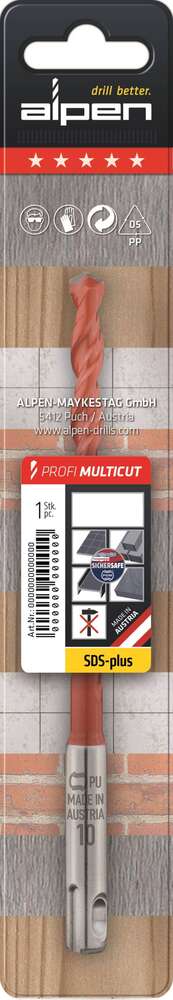 Image du produit Alpen - Profi Multicut SDS+ - Foret universel tous mat&eacute;riaux - Queue 50/110 mm