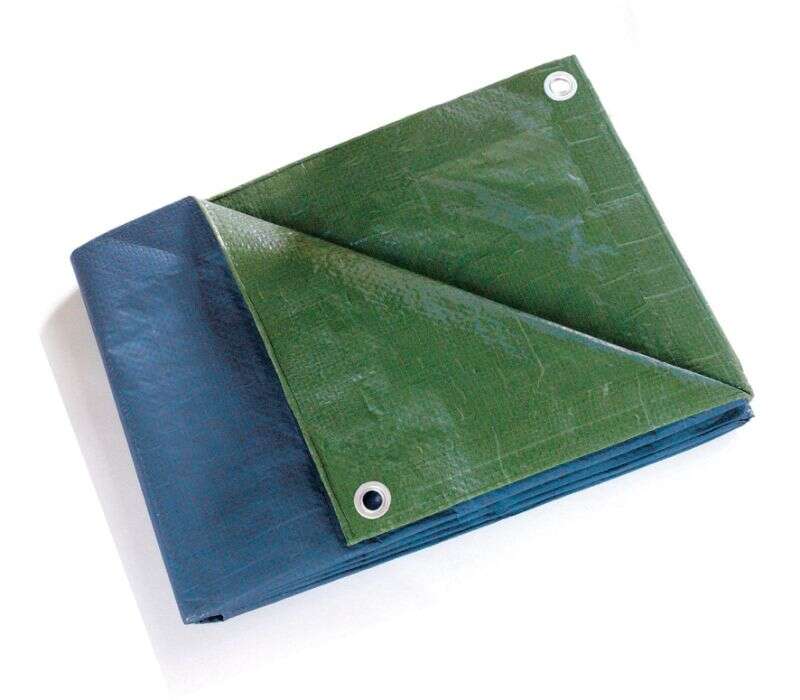 Image du produit B&acirc;che Bleu/Kaki +/-90 Gramme 2 x 3 m  PROMO