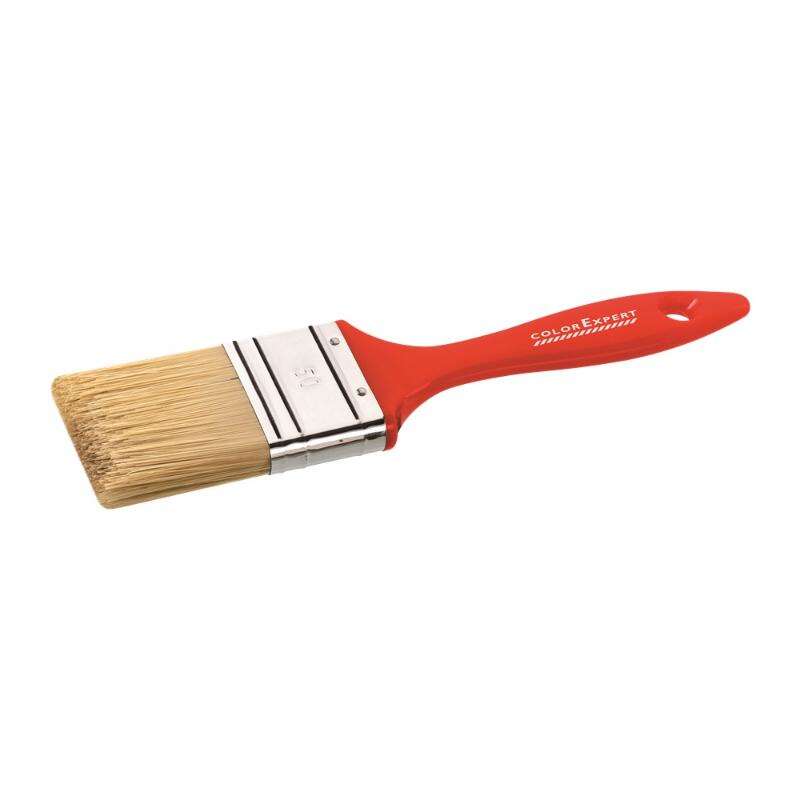 Image du produit CIRET - Pinceau Plat - Peinture - Manche plastique rouge - Largeur au choix