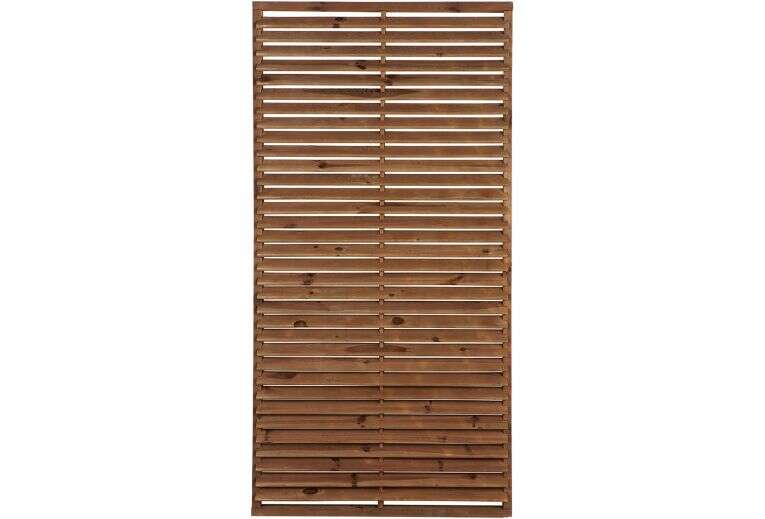 Image du produit Ecran de Jardin - Persienne Marron - Ep.75 mm - 900 x 1800 mm