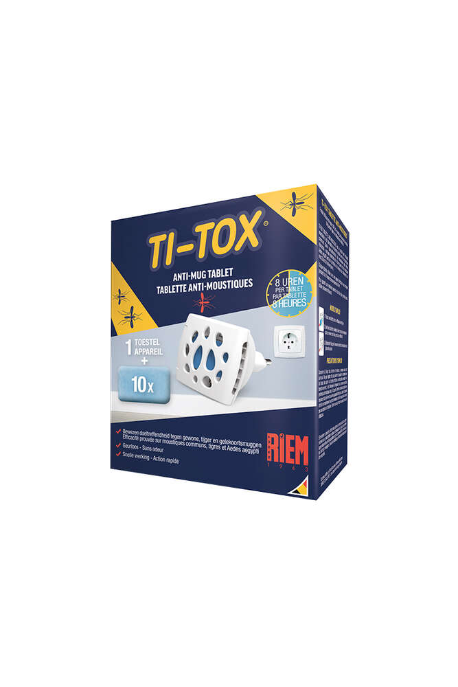Image du produit RIEM TI-TOX ANTI-MOUSTIQUES STARTER KIT TABLETTE
