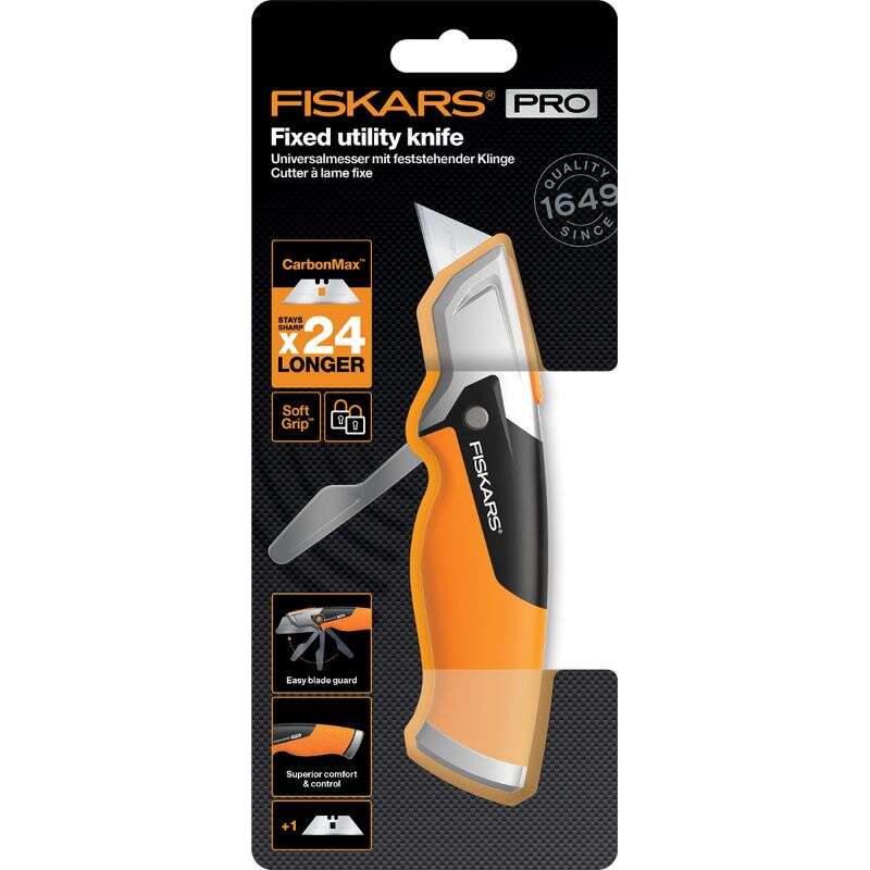 Image du produit FISKARS CUTTER &Agrave; LAME FIXE CARBONMAX