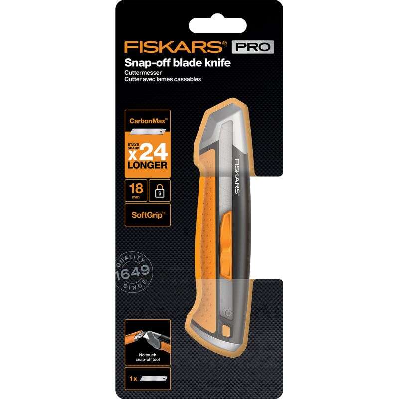 Image du produit FISKARS CUTTER CARBONMAX & LAMES CASSABLES 18MM