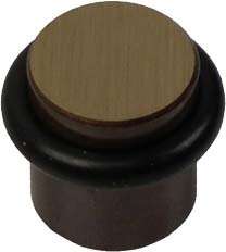Image du produit Arr&ecirc;t de Porte - Laiton Bronze - &Oslash; 20 mm x 22 mm (Haut.)