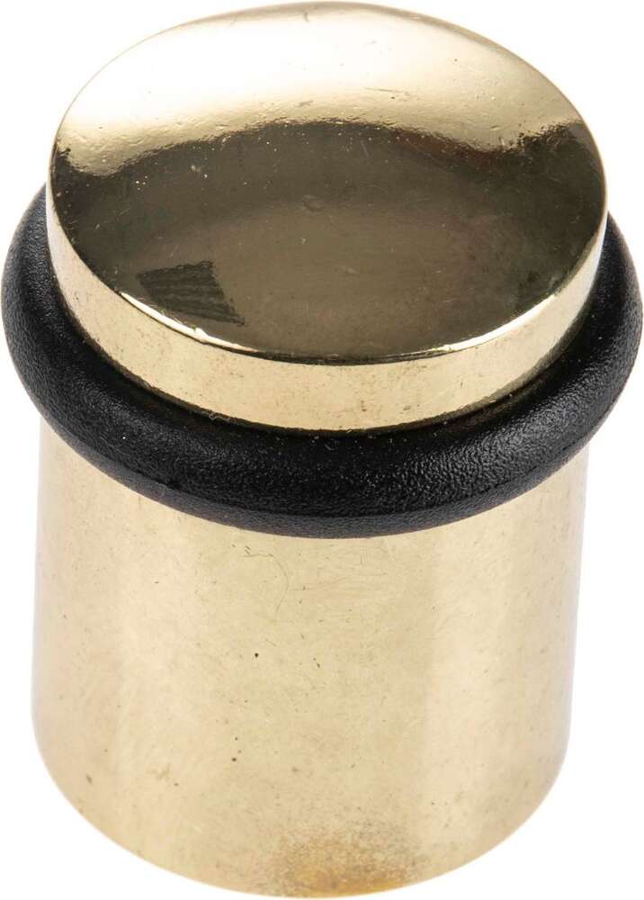 Image du produit Arr&ecirc;t de Porte - A visser (vis incluse) - Laitonn&eacute; - &Oslash; 40 mm