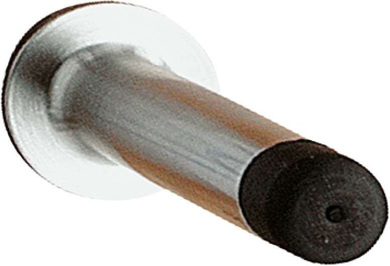 Image du produit Arr&ecirc;t de Porte / But&eacute;e murale - Inox - 16 x 95 mm