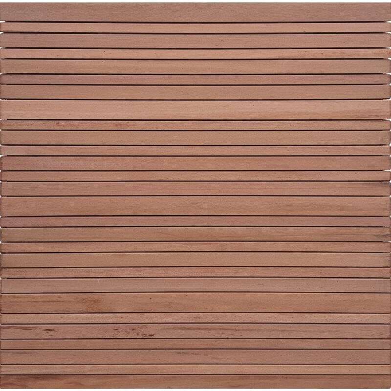 Image du produit Ecran de Jardin FELIX - Keruing/Bangkirai - Rhombus N&deg;52 - Lames 13 x 44/65/90 mm - 1800 x 1800 mm