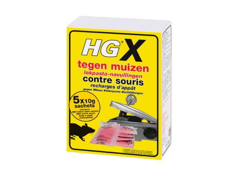 Image du produit HG - Recharge pour Bo&icirc;te Appat Souris Rechargeable