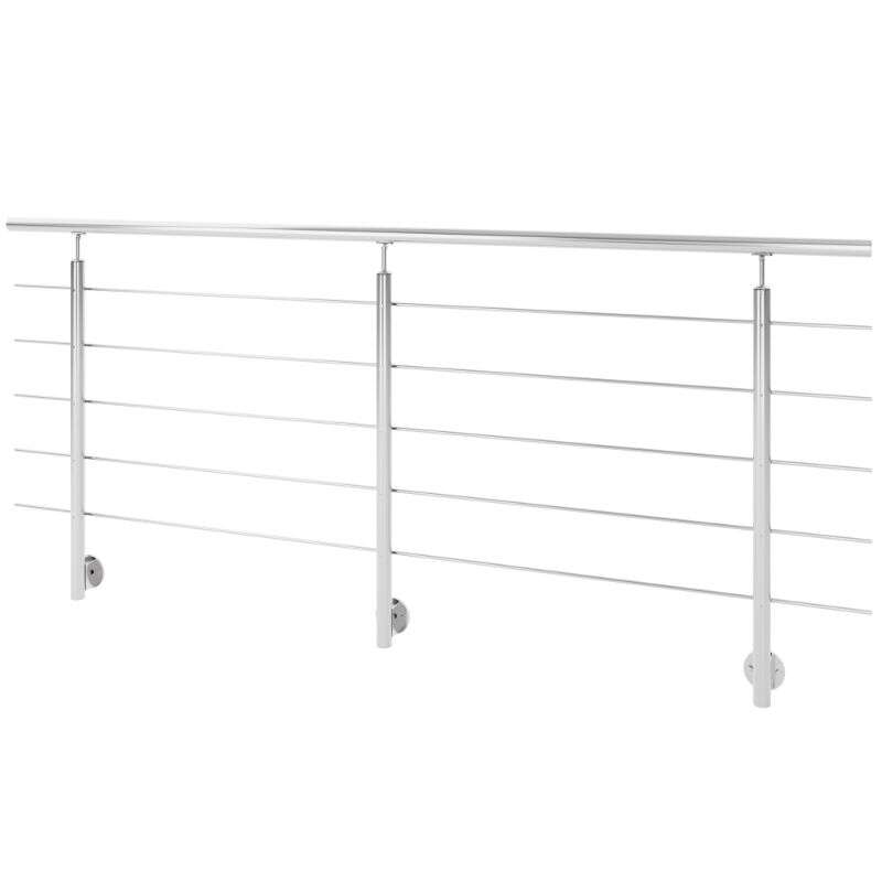 Image du produit SOGEM - Garde-corps 'Harmony' - Kit Inox (A304) - Fixation lat&eacute;rale - 2,5 m&egrave;tres