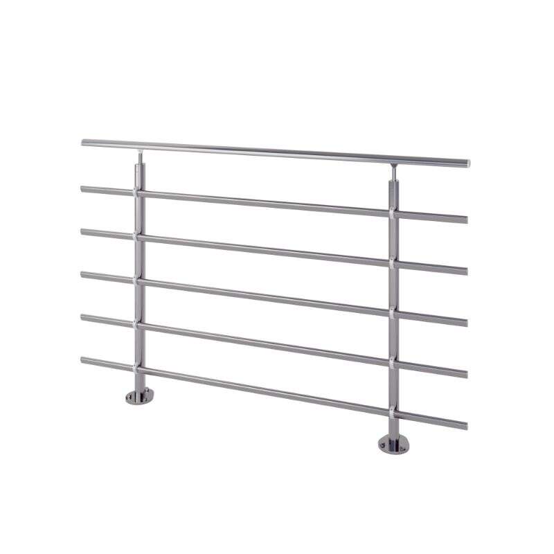 Image du produit SOGEM - Garde-corps 'Pure Titanium' - Kit Alu anodis&eacute; - Fixation au sol - 1,5 m&egrave;tre