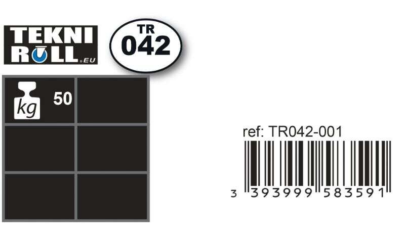 Image du produit Rouleur de d&eacute;m&eacute;nagement &agrave; roulettes PP (polypropylene) max 50kg