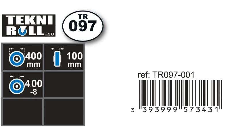 Image du produit Chambre &agrave; air &Oslash; 400 mm - en Butyl - Pour Roue de Brouette
