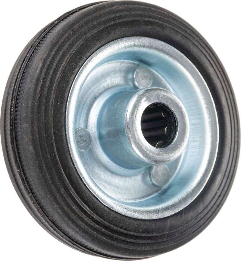 Image du produit Roue Caoutchouc - &Oslash; 80mm - Charge max 50 Kg