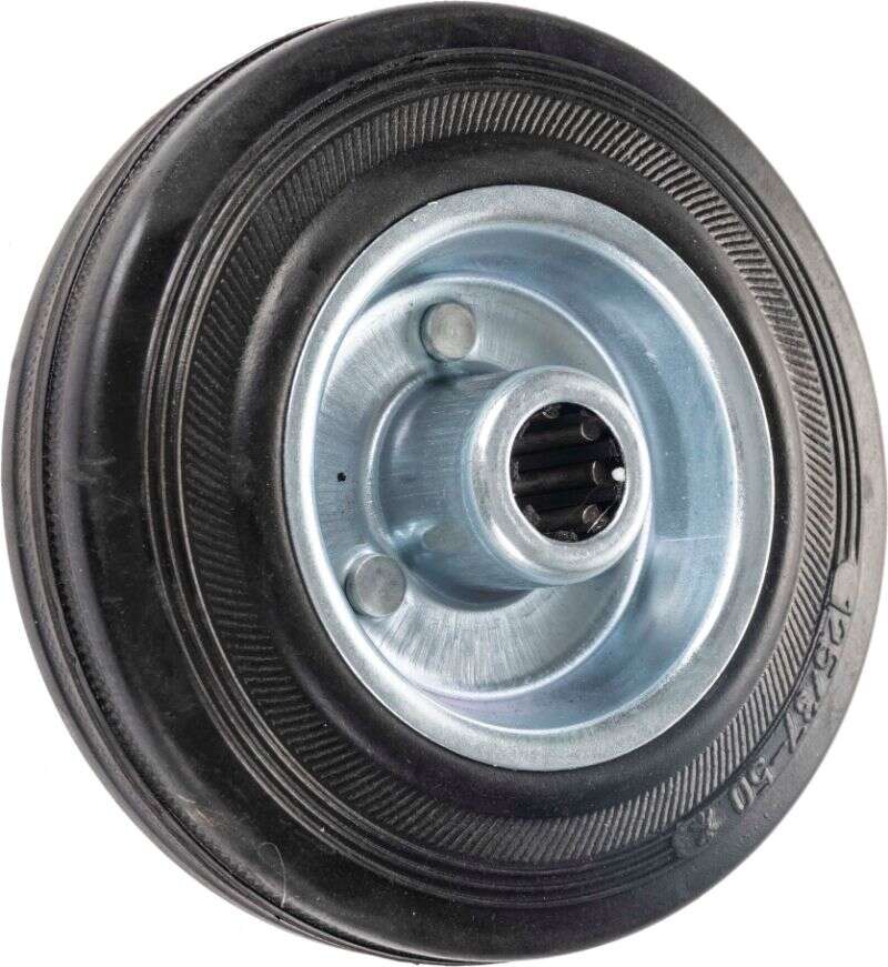 Image du produit Roue Caoutchouc - &Oslash; 125mm - Charge max 100 Kg