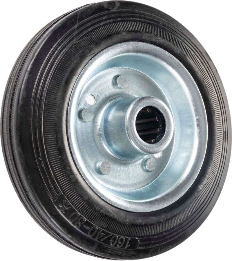 Image du produit Roue Caoutchouc - &Oslash; 160mm - Charge max 150KgTR159-001
