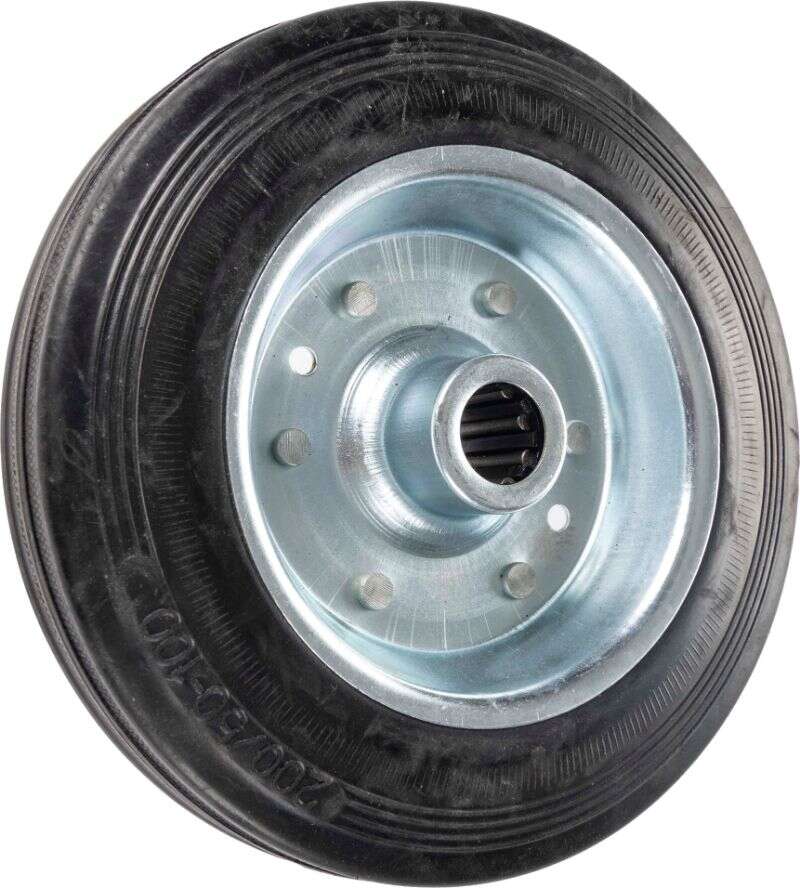 Image du produit Roue Caoutchouc - &Oslash; 200mm - Charge max 210 Kg