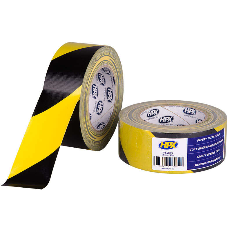 Image du produit HPX&reg;- Ruban Toile Am&eacute;ricaine Noir/Jaune - 48 mm x 25 m