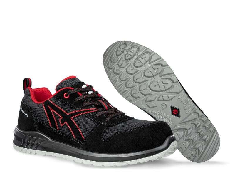 Image du produit ALBATROS - Chaussures Clifton Basse S3 - Noir/Rouge