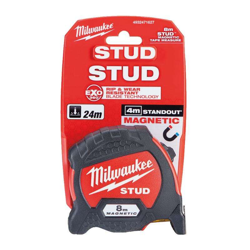 Image du produit Milwaukee Mesure &agrave; ruban STUD 8/27 - 1pc 4932471627