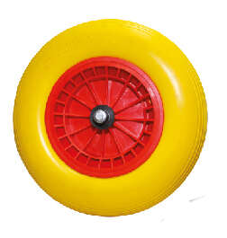 Image du produit Roue de Brouette - Increvable - Jante PVC - 4.80 / 4.00 - 8