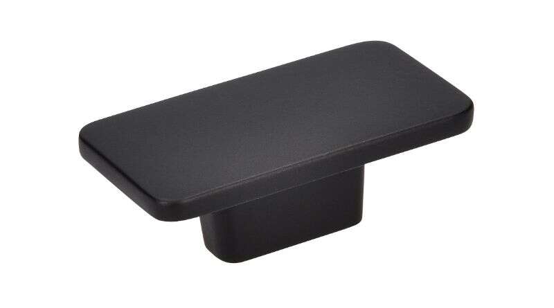 Image du produit Bouton - Zamac - Noir mat - 58 x 33 x 22 mm