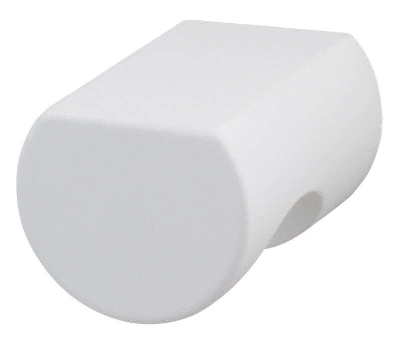 Image du produit Bouton - PAMA Rond - Aluminium - Blanc - &Oslash; 22 mm