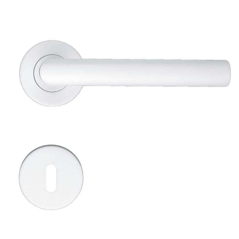 Image du produit HDD - B&eacute;quille - I Shape 19mm - Blanc - Rosace + Entr&eacute;e (par paire)