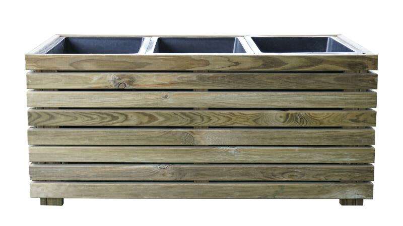 Image du produit Bac &agrave; Fleurs Horizon' Classe 3 - 40,5 Litres - 900 x 394 x 400 mm (3 bacs de 13.5L)