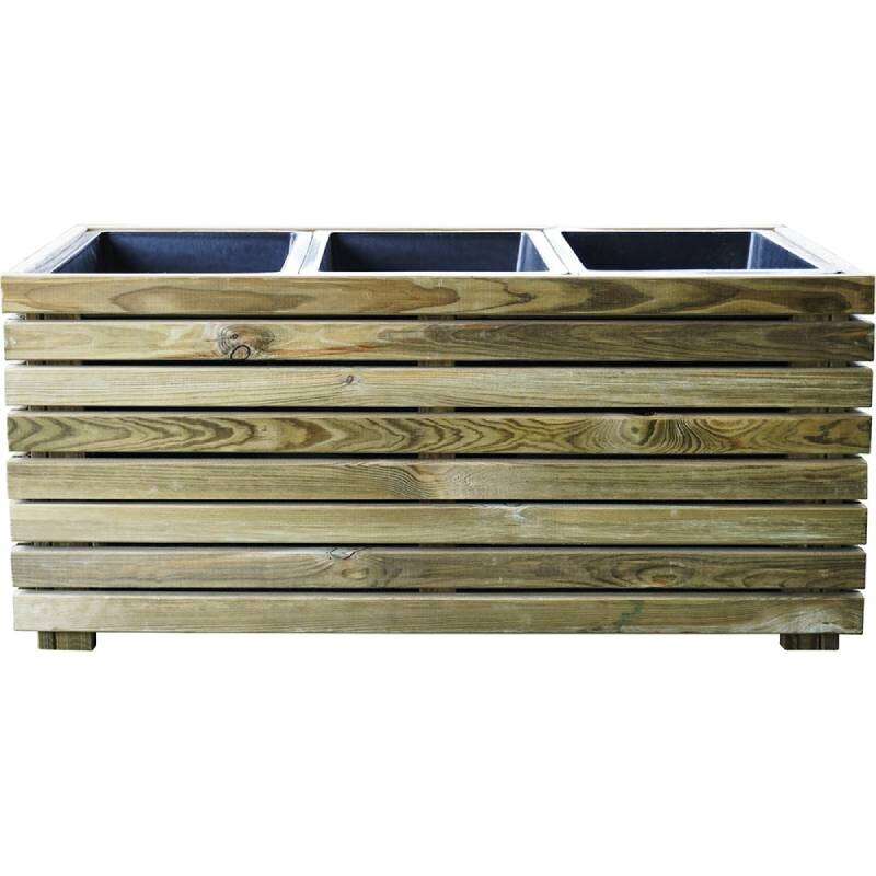 Image du produit Bac &agrave; Fleurs Horizon' Classe 3 - 40,5 Litres - 900 x 394 x 400 mm (3 bacs de 13.5L)