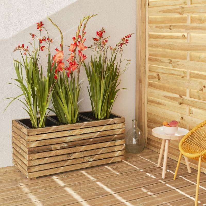 Image du produit Bac &agrave; Fleurs Horizon' Classe 3 - 40,5 Litres - 900 x 394 x 400 mm (3 bacs de 13.5L)