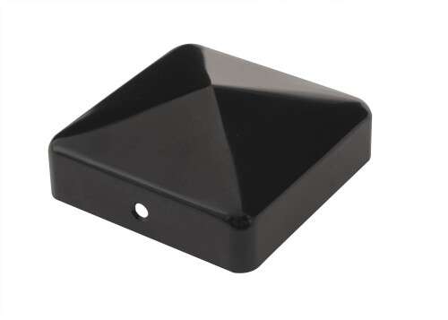 Image du produit SIMPSON - Cabochon pour poteau carr&eacute; -  Noir - 90 x 90 mm