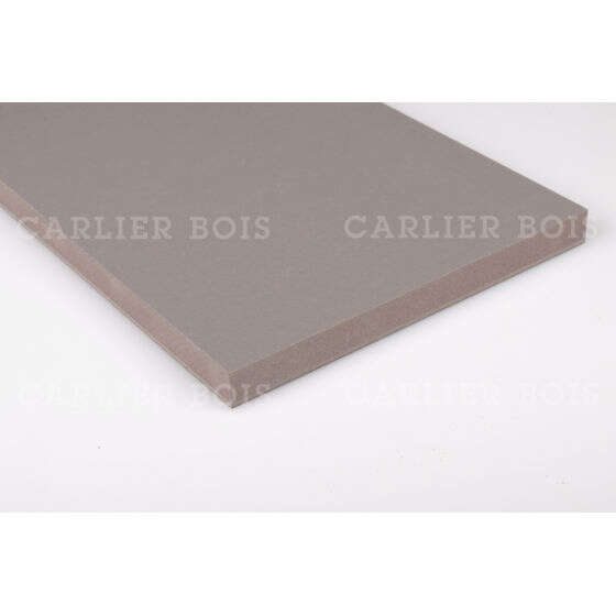 Image du produit MDF Gris Meteor teint&eacute; dans la masse - Fibralux MR - Laqu&eacute; super mat (OL101 SM1) - 18 mm - 305 x 122 cm