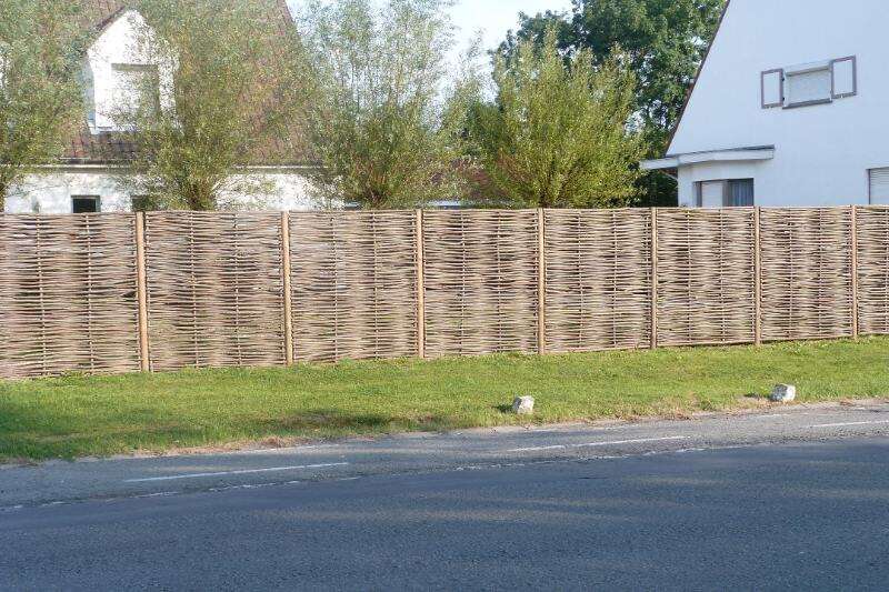 Image du produit Ecran de jardin en tressage horizontal - Noisetier - GREENWOOD