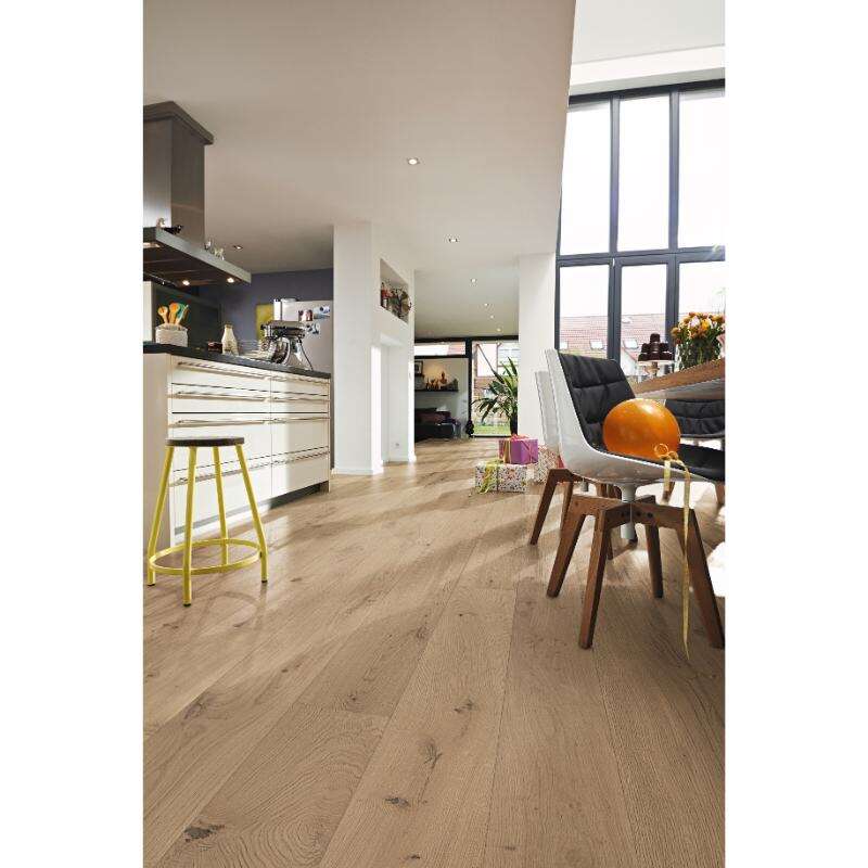 Image du produit MEISTER - Parquet plaqu&eacute; - Lindura HD 400 - (8935) Ch&ecirc;ne Anim&eacute; Cr&egrave;me - 11 x 205 x 2200 mm (1,804 m&sup2;)