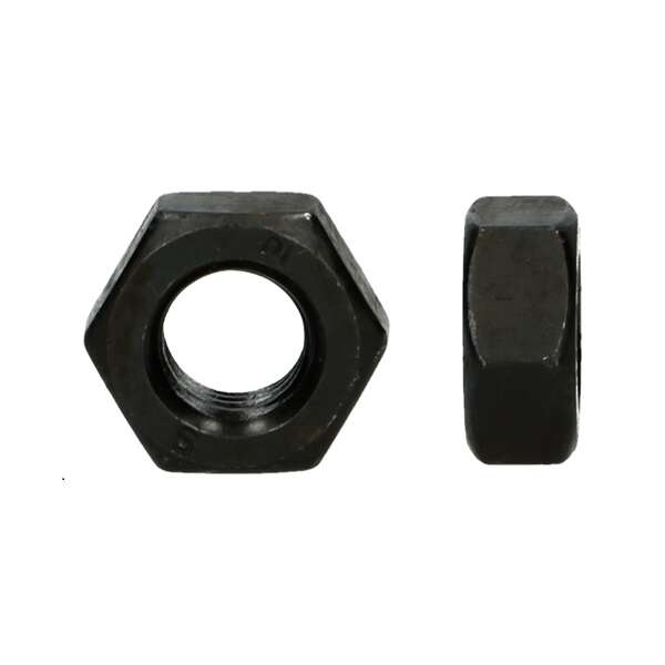 Image du produit Ecrou hexagonal DIN 934 - Acier Noir Cl. 8 (BlackTop) - M6 ou M8 mm